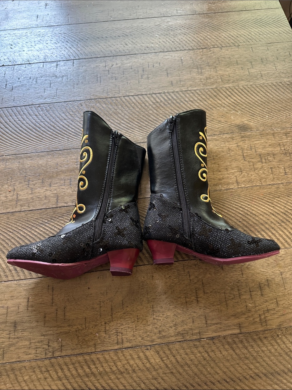 Disney Frozen Anna Boots size 9/10 - Picture 8 of 8